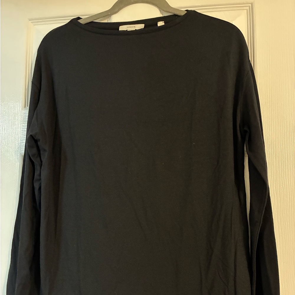 Vince Black Long Sleeve Shirt